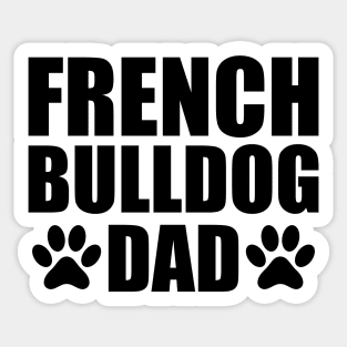 French Bulldog Dad Sticker